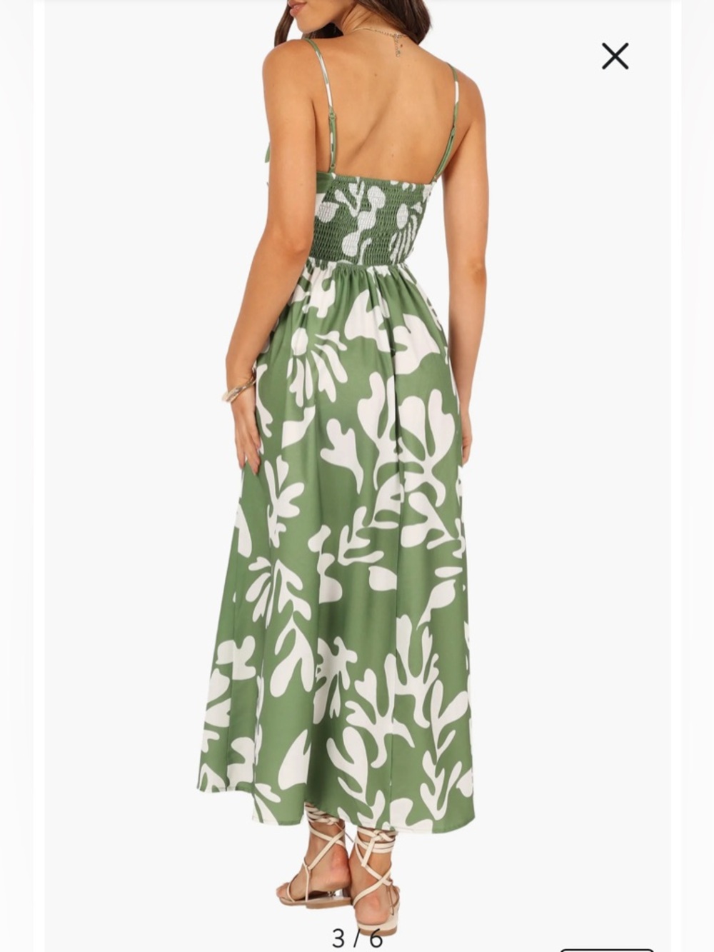 Runaway the label Payton Green Floral Dress S - Picture 3 of 14